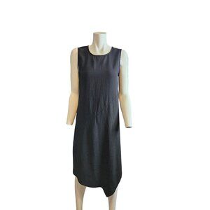 2/$35-Victor Alfaro Sleeveless Sheath  Hankerchief Hem Dress Back Zip Women XS